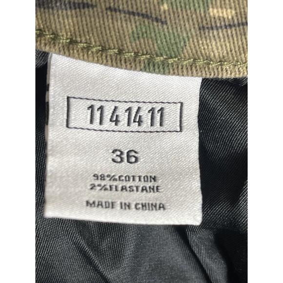 KDNK‎ Pants Mens 36 Green Camo Cargo Hiking Hunting Outdoor Casual Pockets NWT - Picture 9 of 12